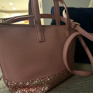 Dark pink Greta court crossbody